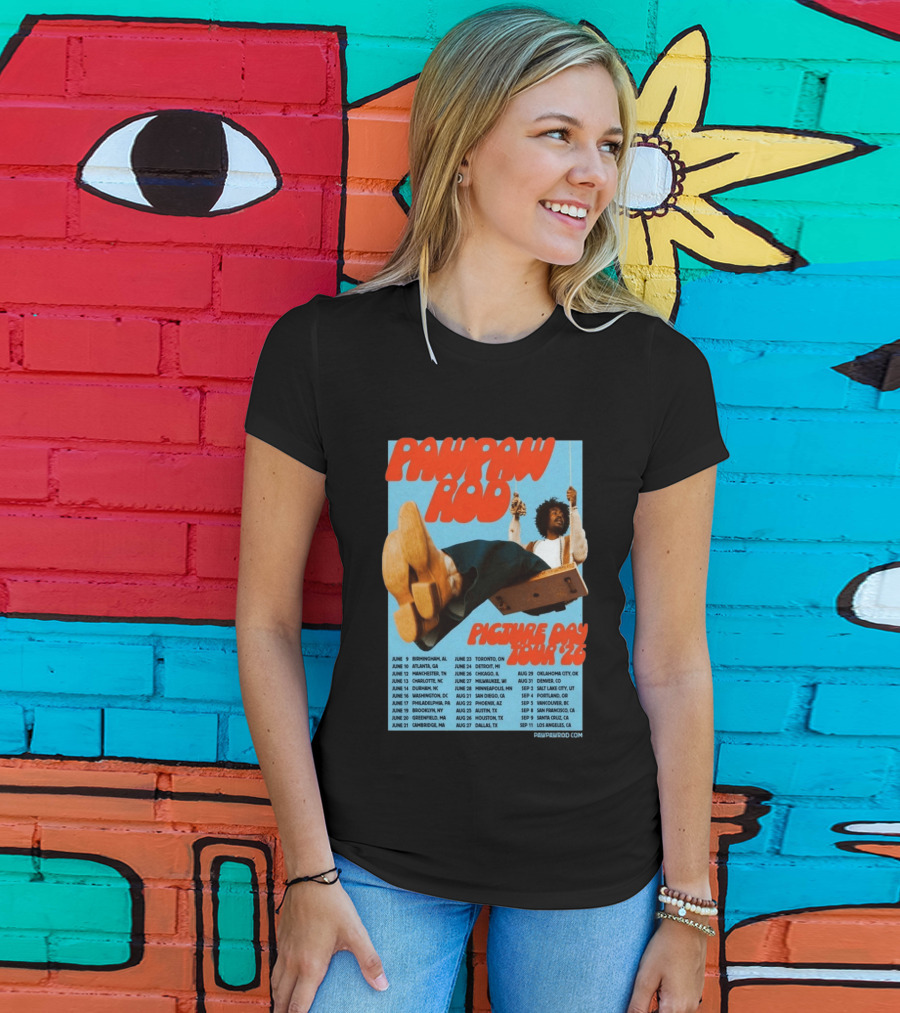 PawPaw Rod Picture Day Tour 2026 Concert Dates And Locations T-Shirt