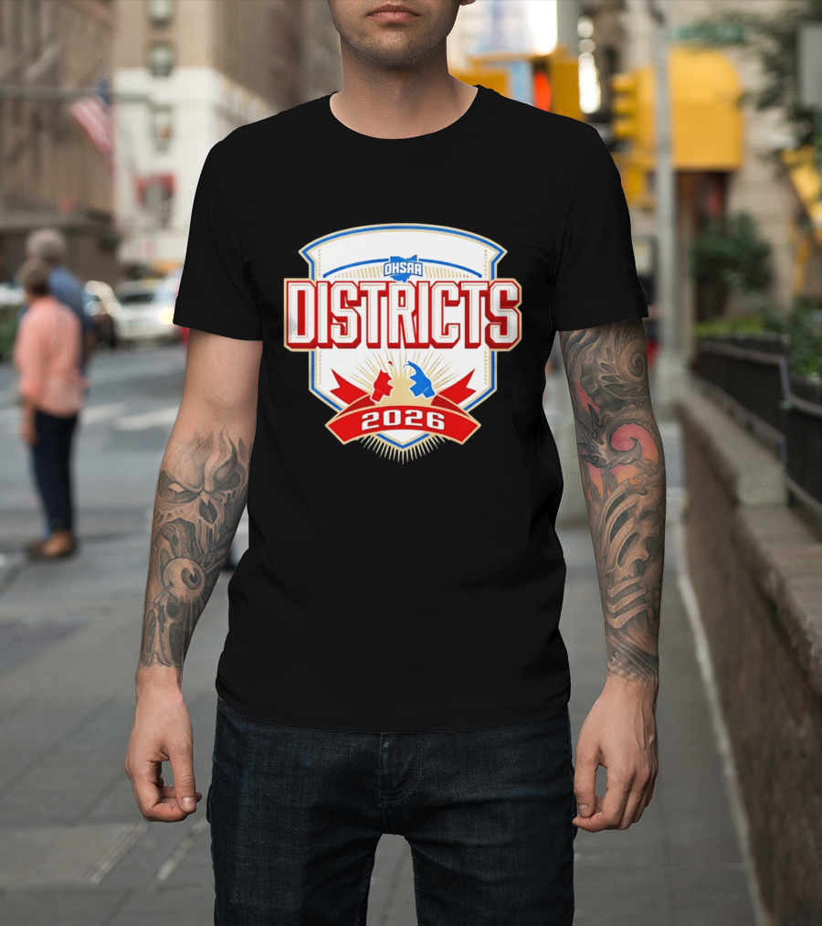 OHSAA 2026 Boys Wrestling Districts T-Shirt