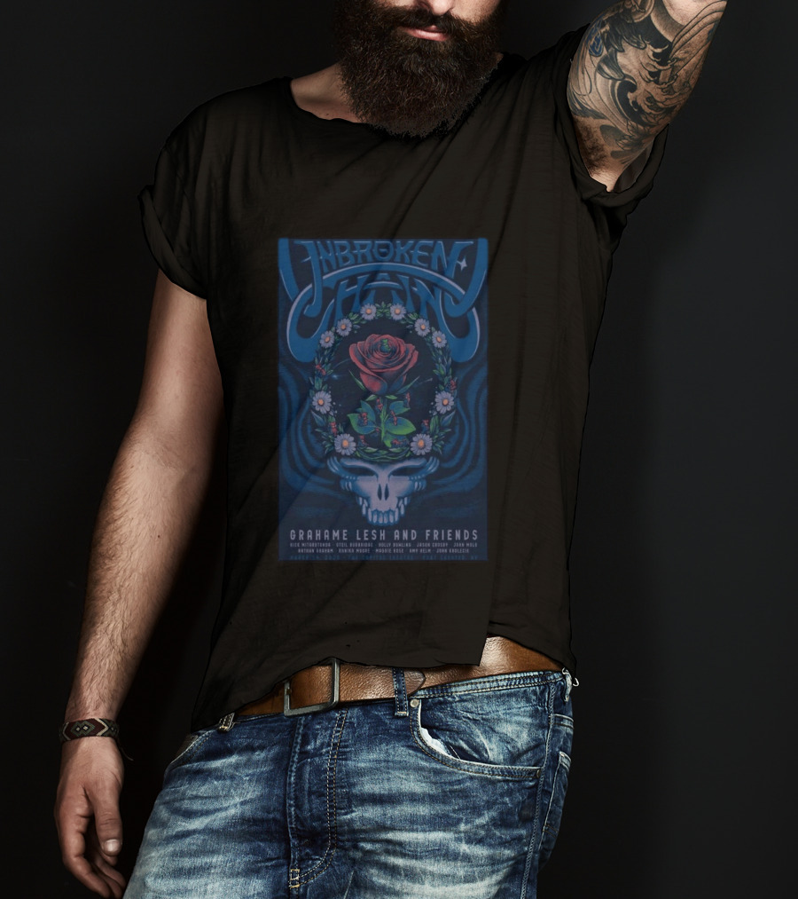 Unbroken Chain Grahame Lesh And Friends Port Chester NY March 14 2026 Capitol Theatre Tour T-Shirt