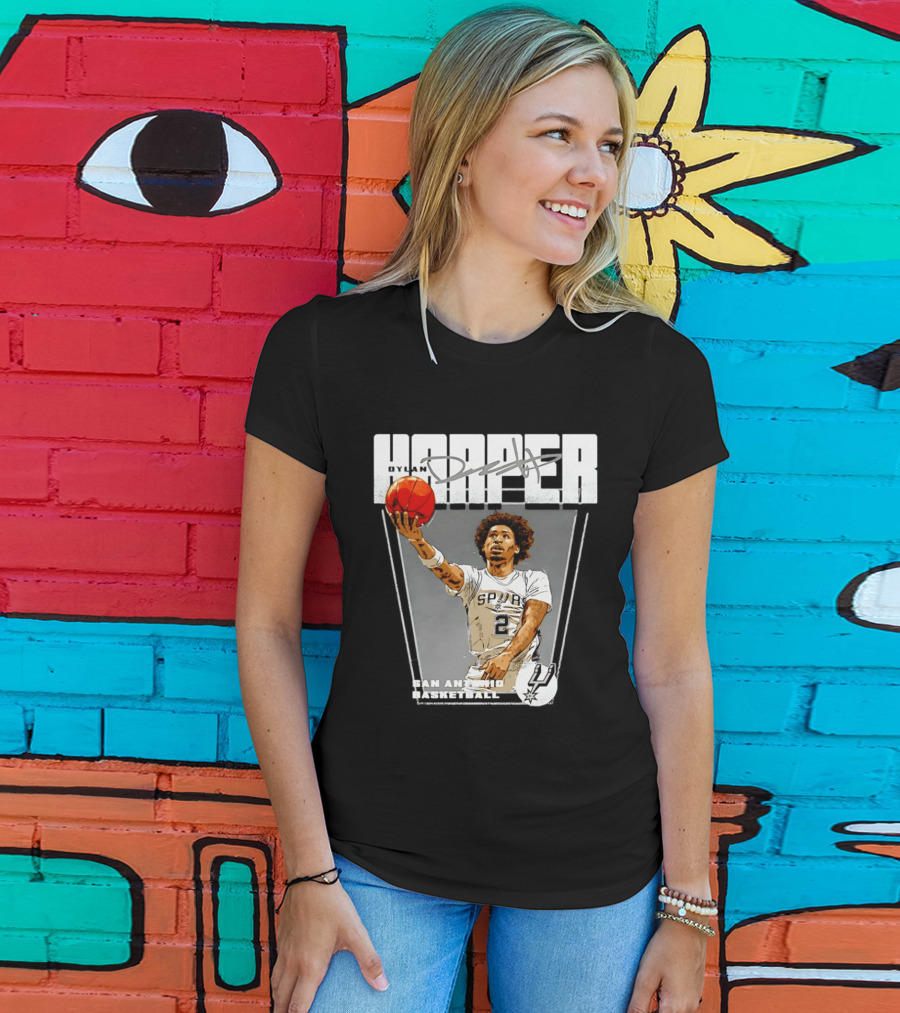 Dylan Harper San Antonio Spurs Basketball Premiere T-Shirt