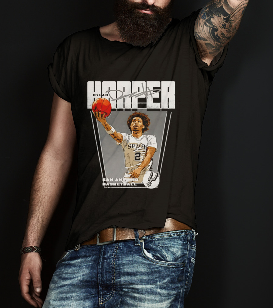 Dylan Harper San Antonio Spurs Basketball Premiere T-Shirt
