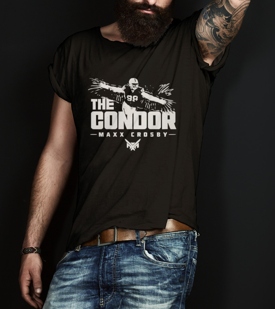 The Condor Maxx Crosby 98 Las Vegas Raiders T-Shirt