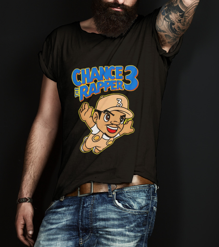 Chance The Rapper Super Mario 3 Character Mashup T-Shirt
