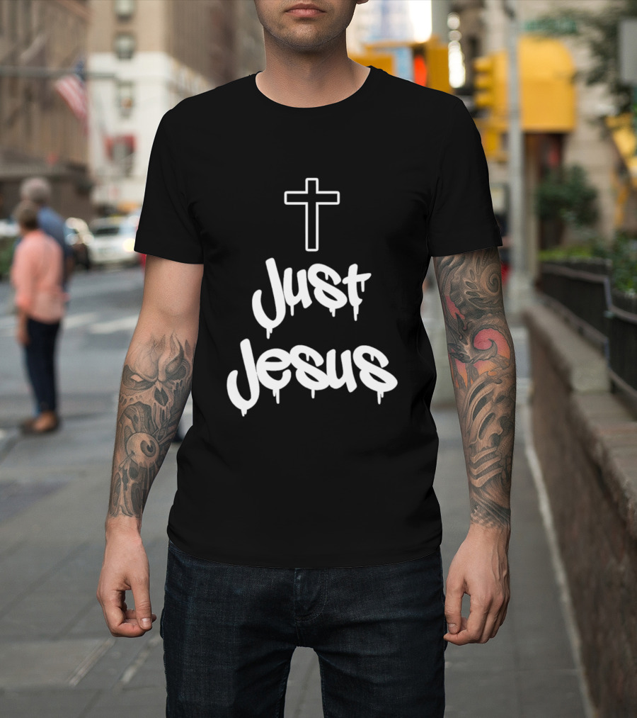 Charles Kiely Just Jesus Cross T-Shirt
