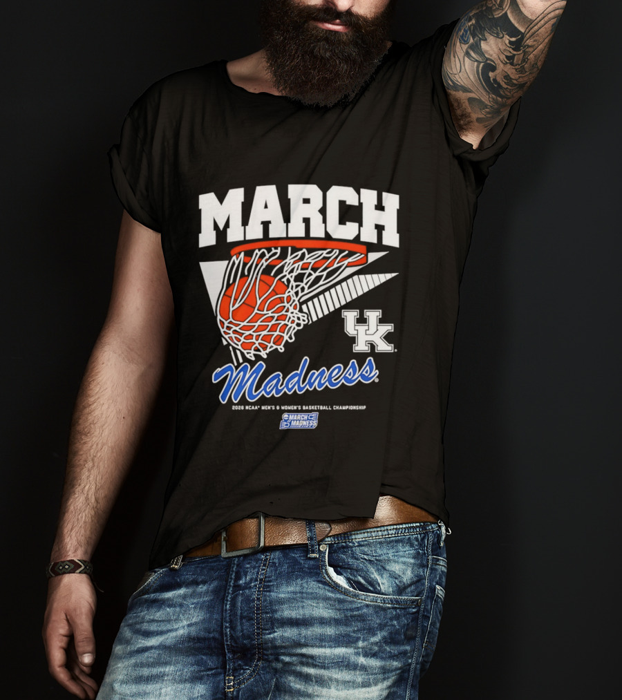 March Madness Kentucky Wildcats MBB WBB 2026 NCAA Basketball Championship T-Shirt