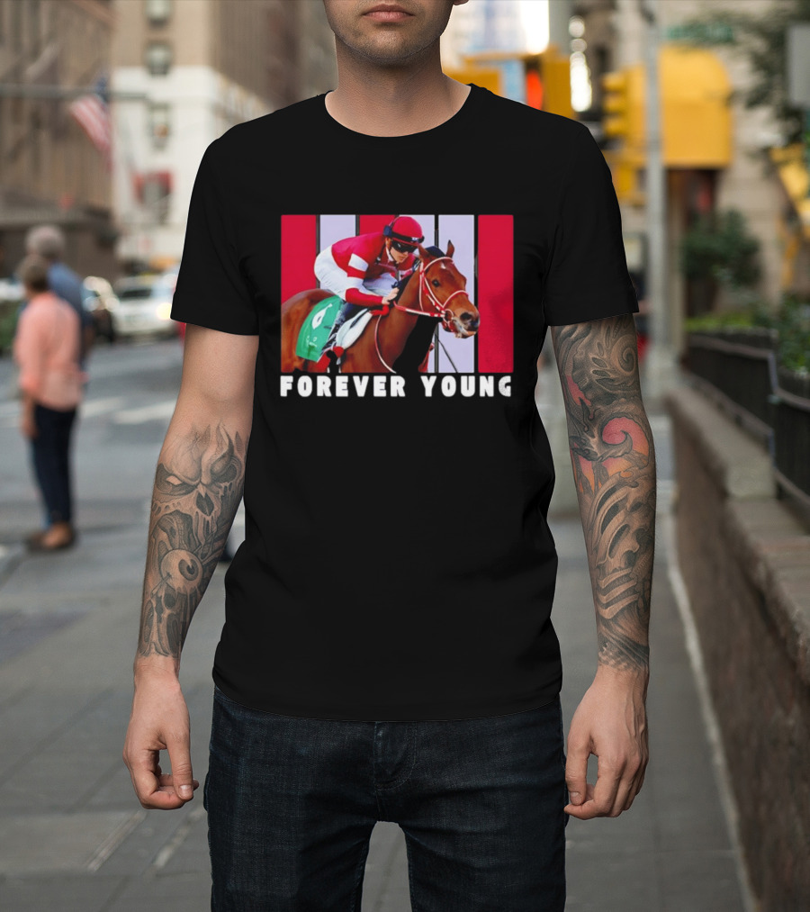 Forever Young Horse Racing Santa Anita T-Shirt