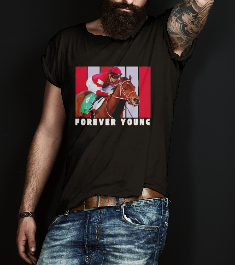 Forever Young Horse Racing Santa Anita T-Shirt