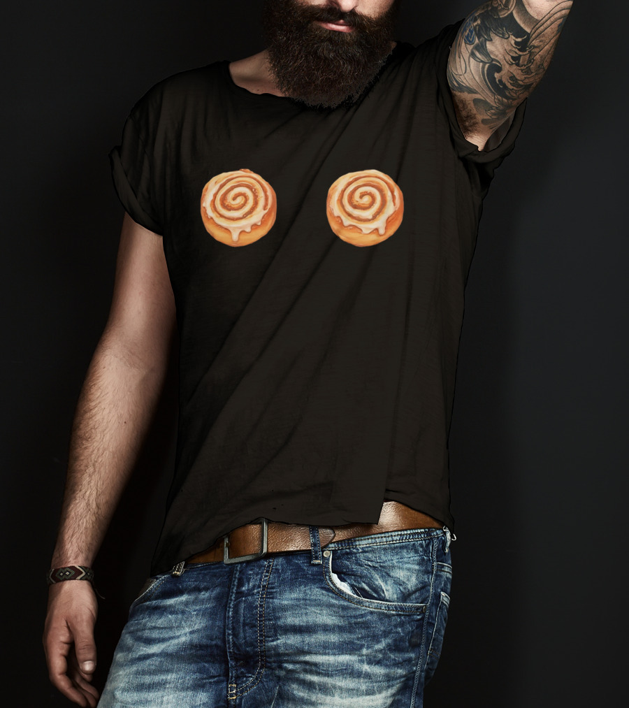 Harry Nice Buns Cinnamon Roll Humor T-Shirt