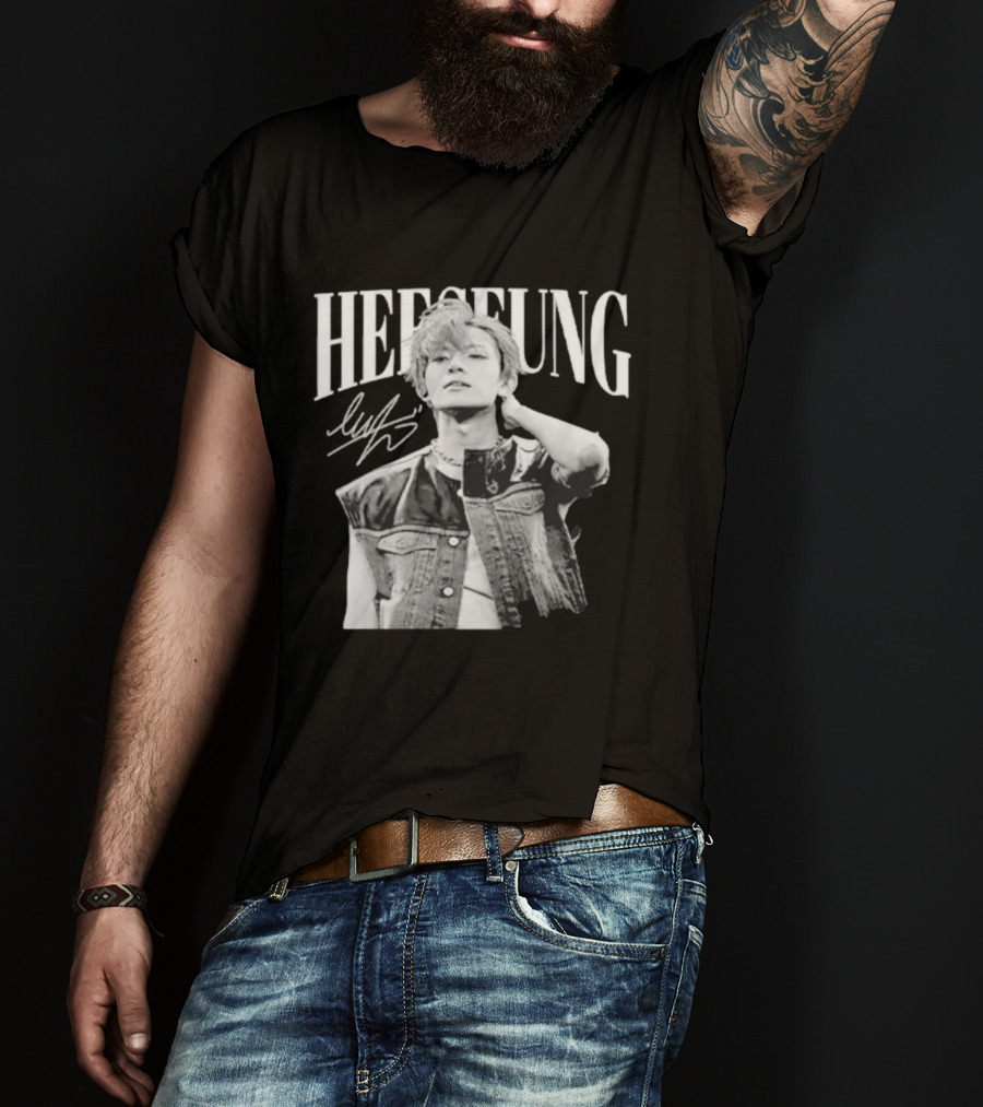 Heeseung Signature Denim T-Shirt