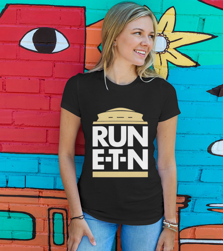 New Orleans Saints Run ETN Stadium Motif T-Shirt