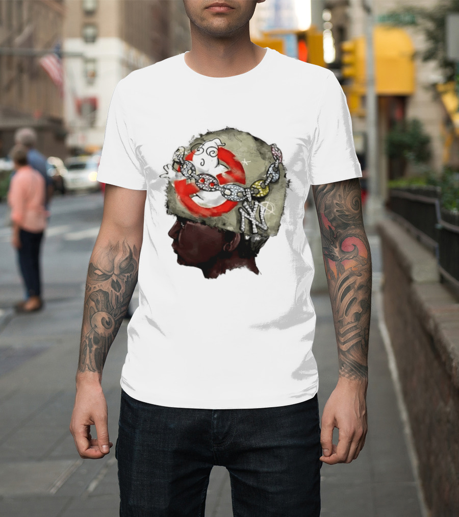 Swag Stealer Album Ghostbusters Chain Art NY Yankees T-Shirt