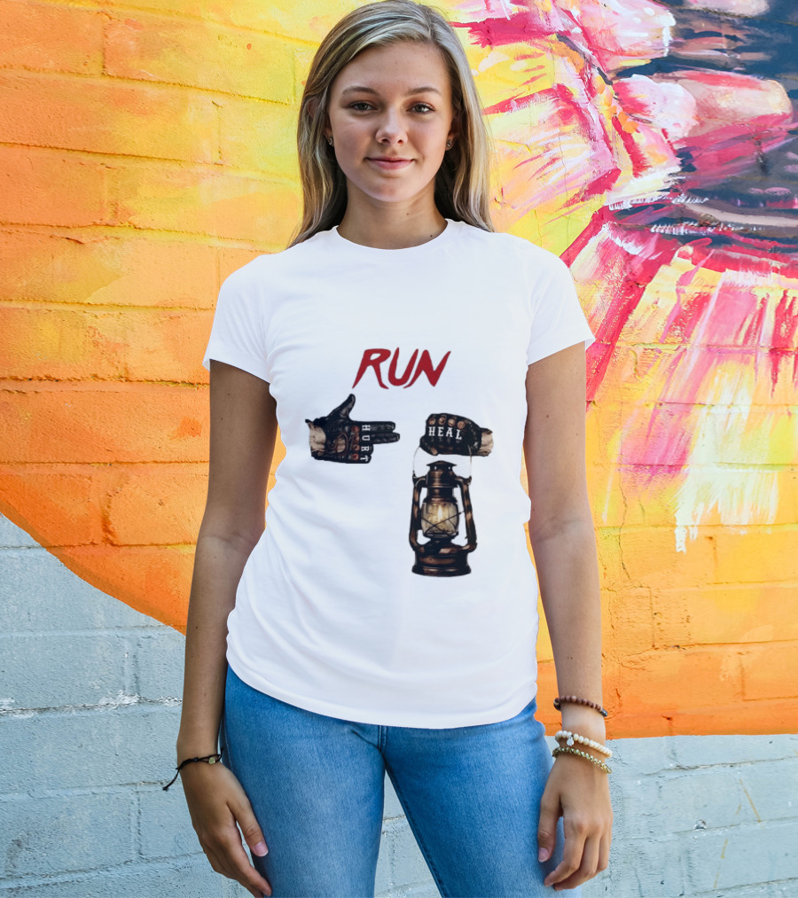 RUN Bray Wyatt Hurt Heal Lantern Mashup T-Shirt