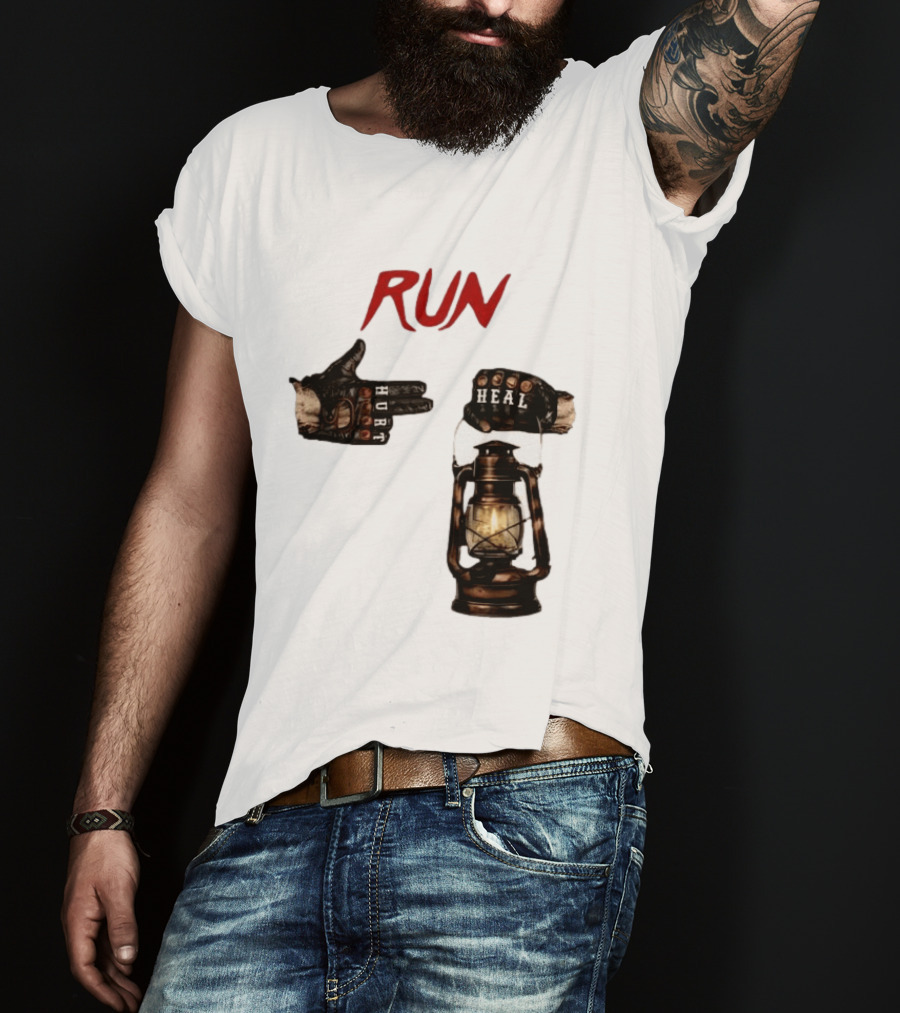 RUN Bray Wyatt Hurt Heal Lantern Mashup T-Shirt