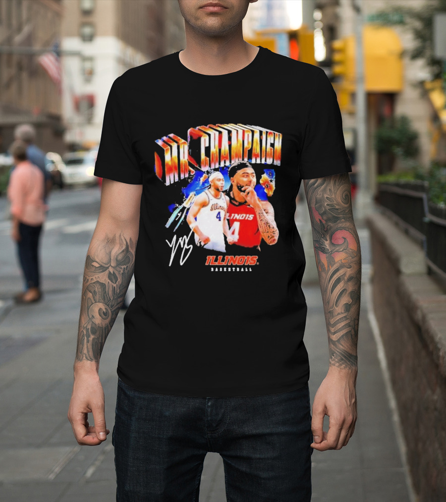Mr Champaign Kylan Boswell Illinois Basketball T-Shirt