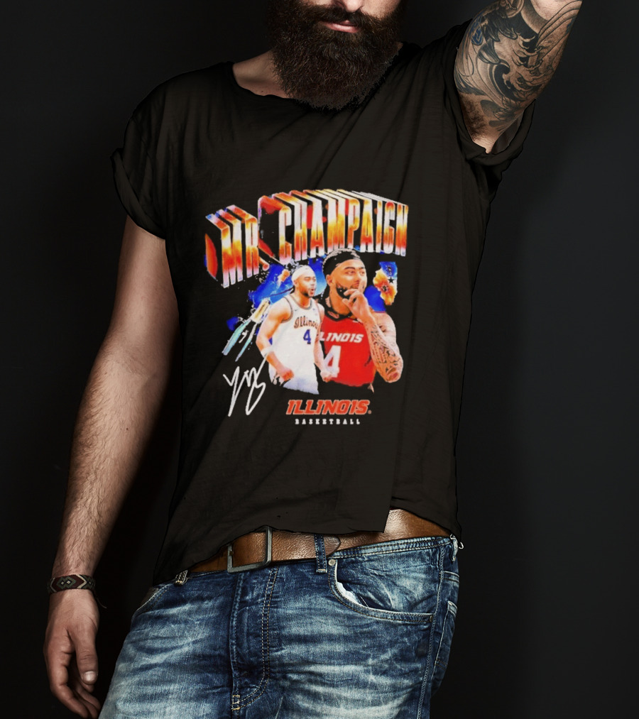 Mr Champaign Kylan Boswell Illinois Basketball T-Shirt