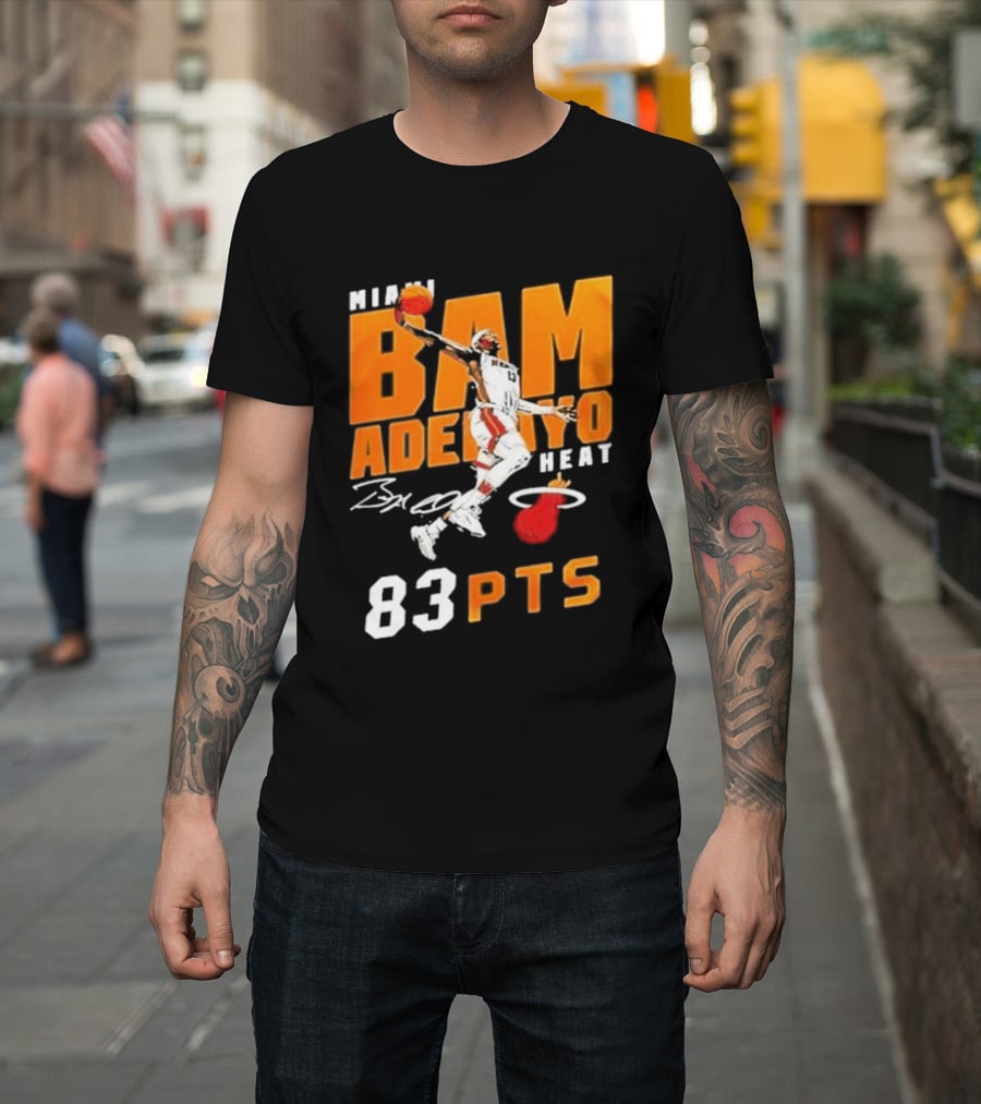 Miami Heat Bam Adebayo 83 Points Celebration T-Shirt