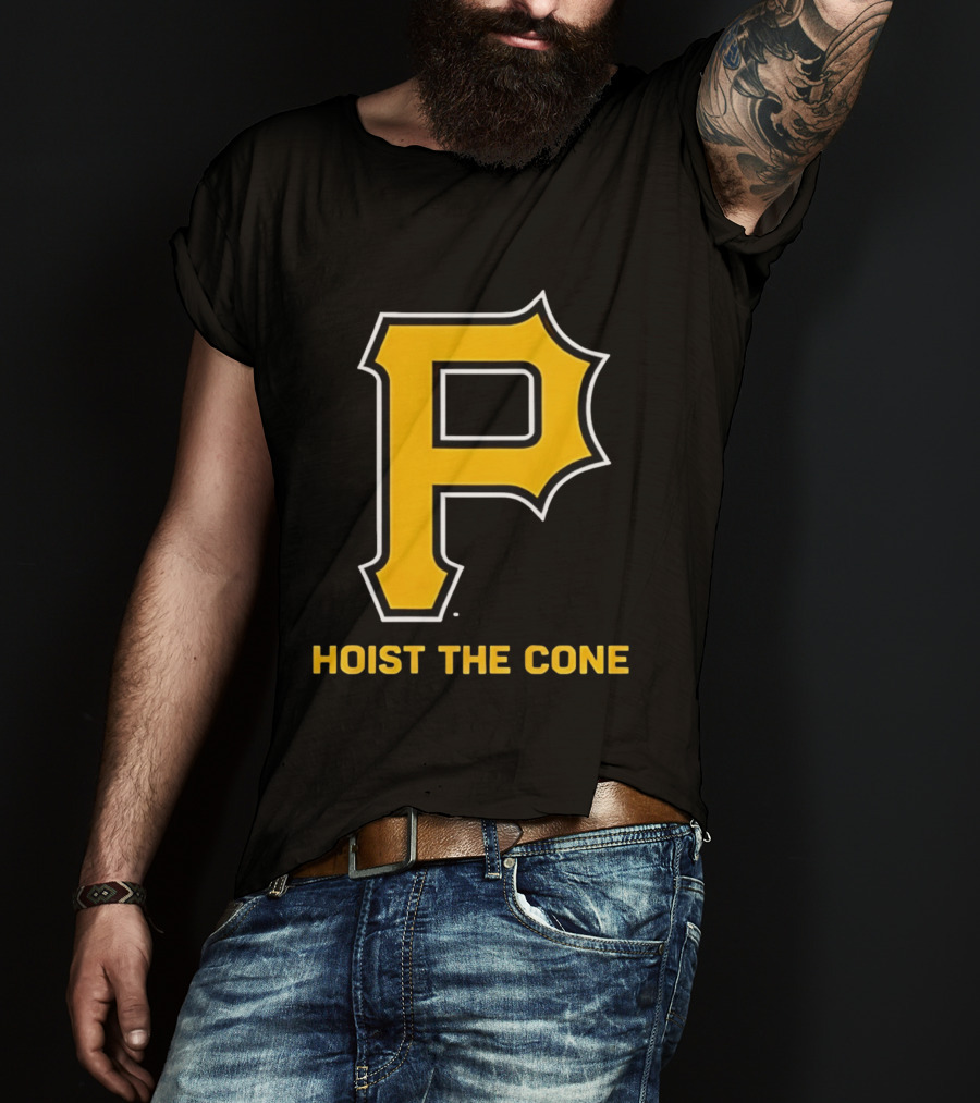 Pittsburgh P Hoist The Cone T-Shirt