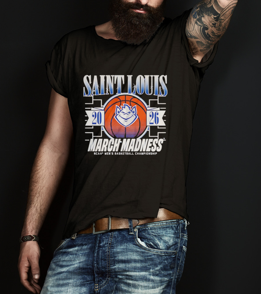 Saint Louis Billikens 2026 NCAA Men's Basketball Championship March Madness T-Shirt