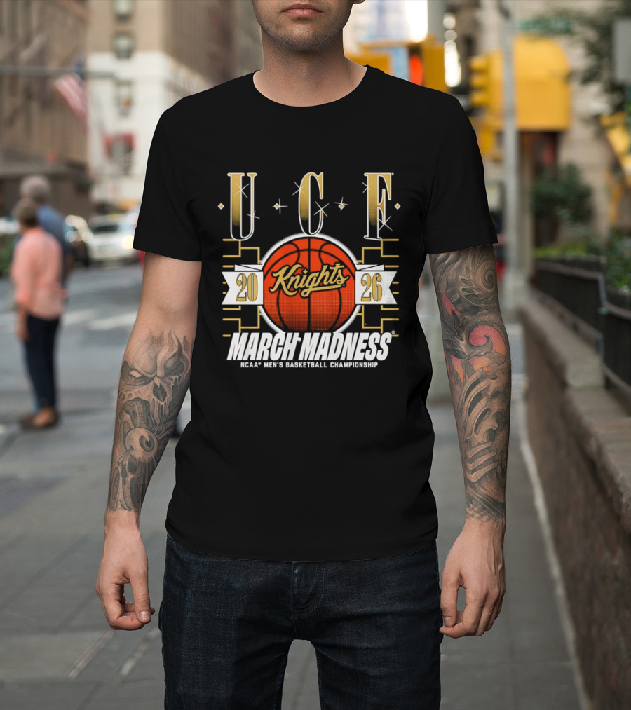 UCF Knights 2026 March Madness NCAA Men's Basketball Championship T-Shirt