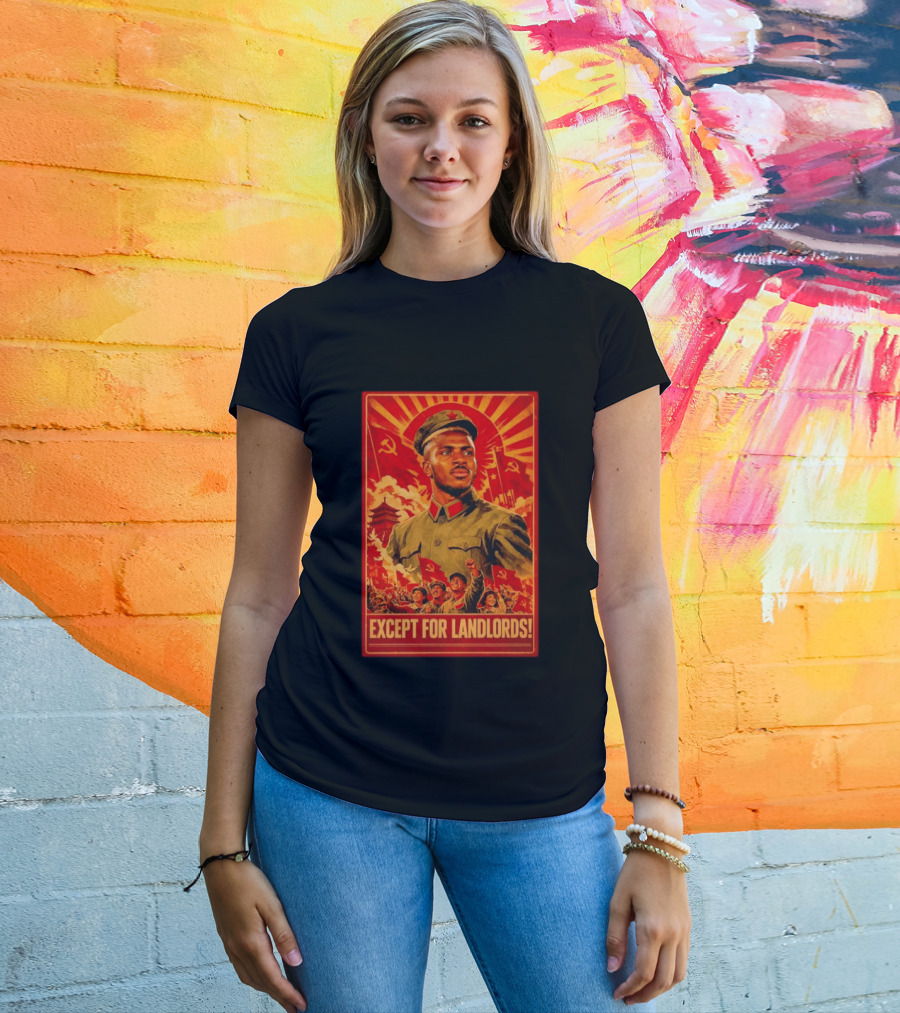 Victor Osimhen Propaganda Style Except For Landlords T-Shirt