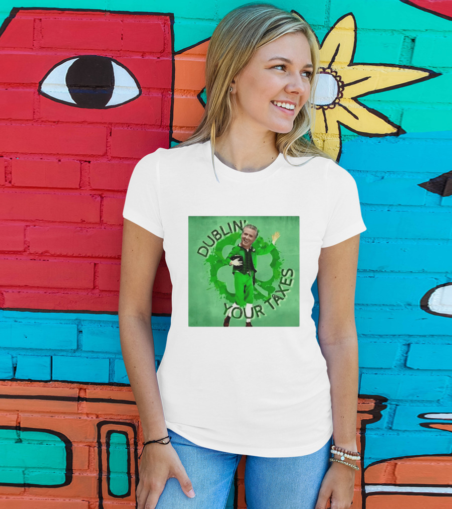 Gavin Newsom Dublin Your Taxes Leprechaun St Patrick's Day T-Shirt