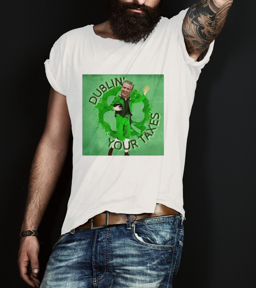 Gavin Newsom Dublin Your Taxes Leprechaun St Patrick's Day T-Shirt