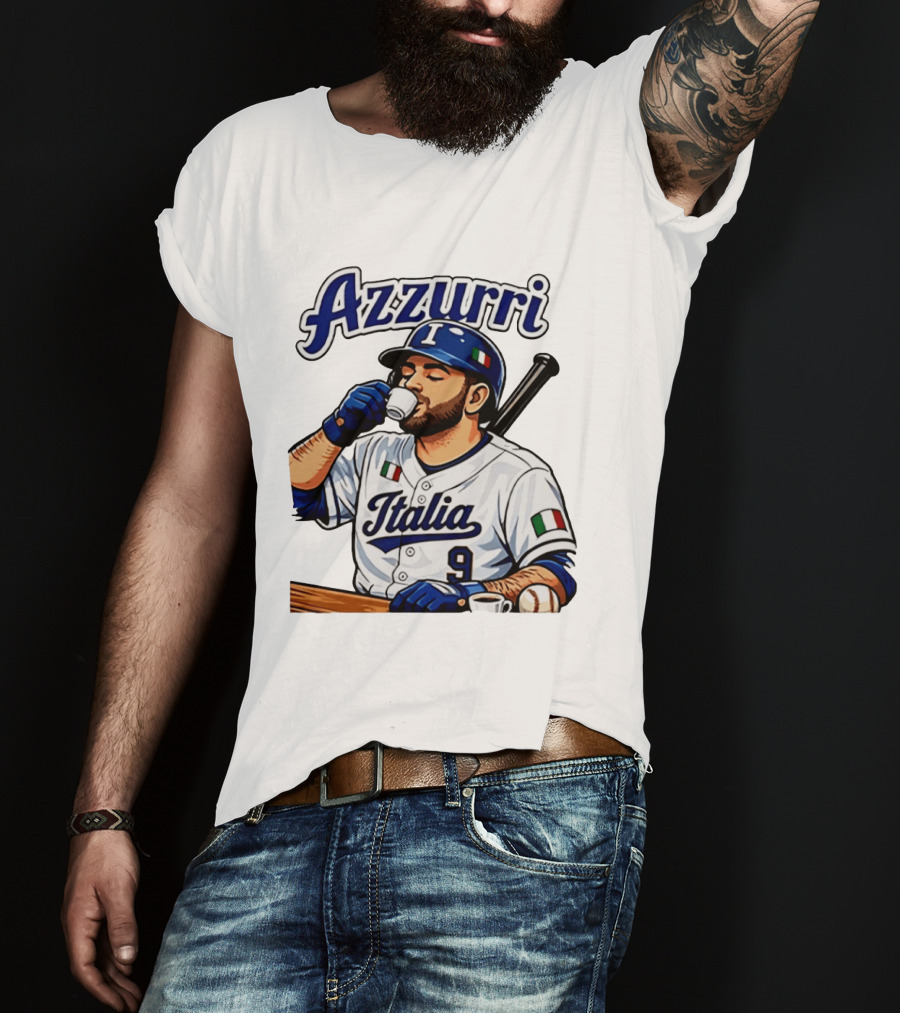 Italia Azzurri WBC Baseball Vinnie Pasquantino 2026 T-Shirt