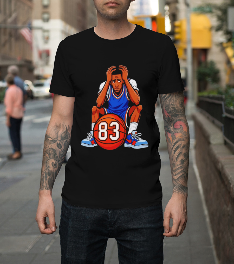 Bam Adebayo 83 Miami Heat Performance Caricature T-Shirt