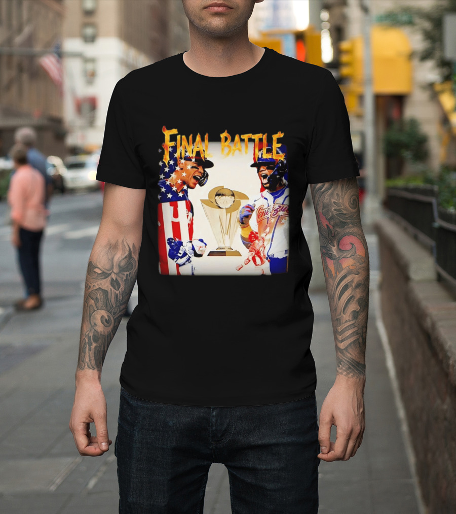 Final Battle USA Venezuela World Baseball Classic 2026 Championship Showdown T-Shirt