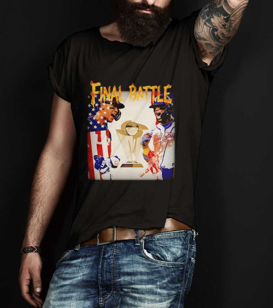 Final Battle USA Venezuela World Baseball Classic 2026 Championship Showdown T-Shirt