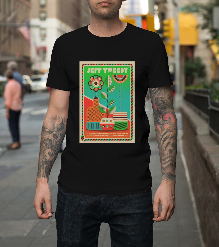 Jeff Tweedy La Rosa Tucson March 17 2026 With Liam Kazar T-Shirt