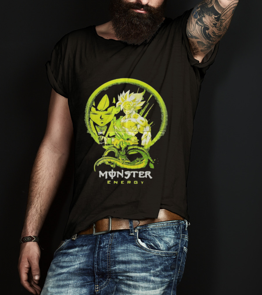 Songoku Dragon Ball Monster Energy Shenron Fusion T-Shirt