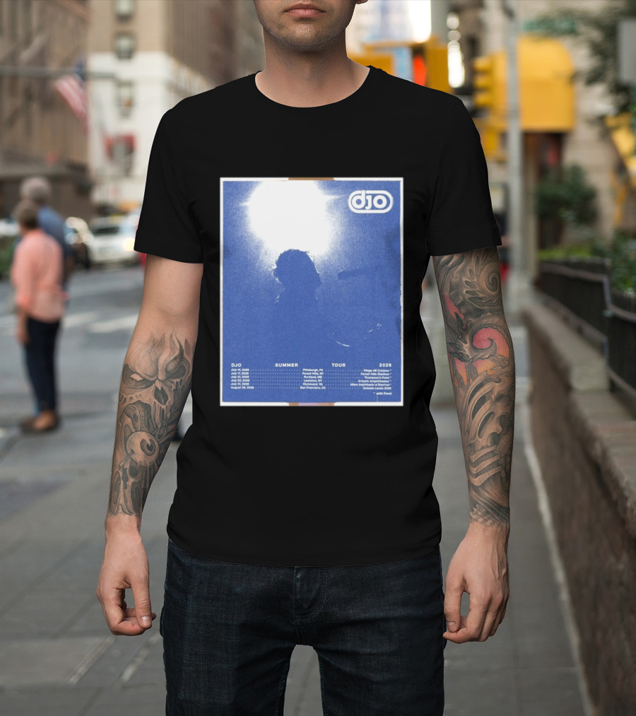 Djo Summer Tour 2026 Pittsburgh New York New Haven Louisville Milwaukee San Francisco T-Shirt