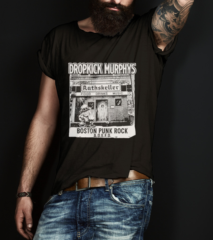 Dropkick Murphys Boston Punk Rock Rathskeller 96 A.D.E.F.D. T-Shirt