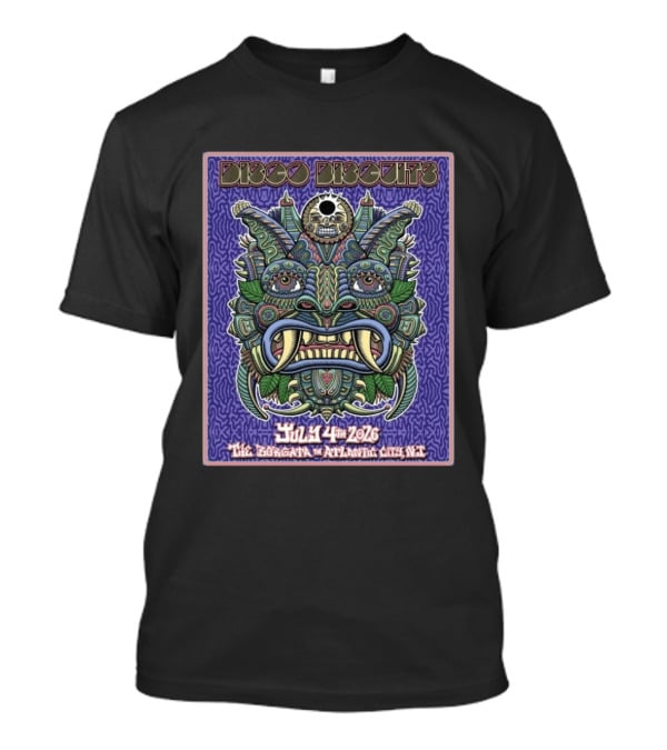 Disco Biscuits July 4th 2026 The Borgata Atlantic City New Jersey T-Shirt