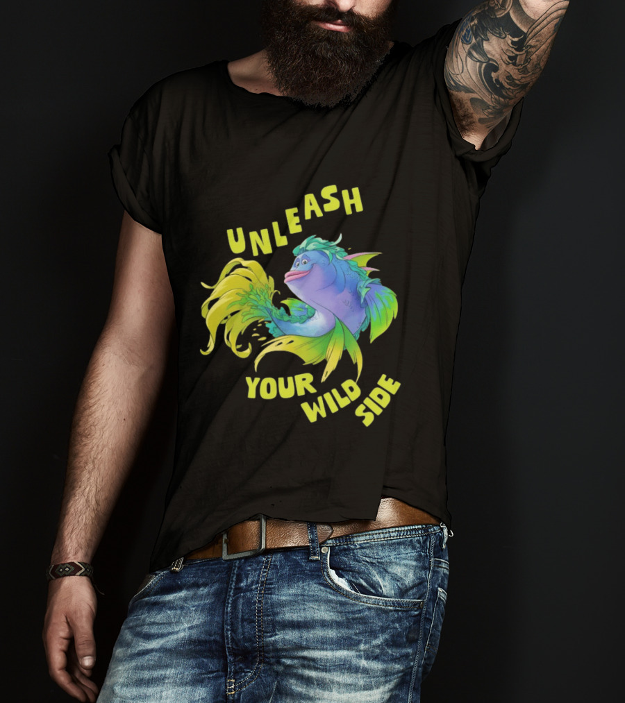 Unleash Your Wild Side Vibrant Fish Adventure T-Shirt