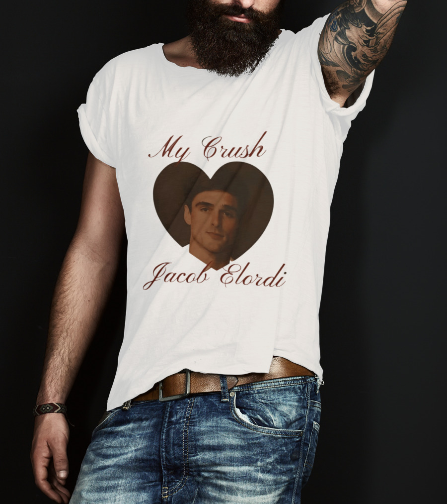 My Crush Jacob Elordi Heart T-Shirt