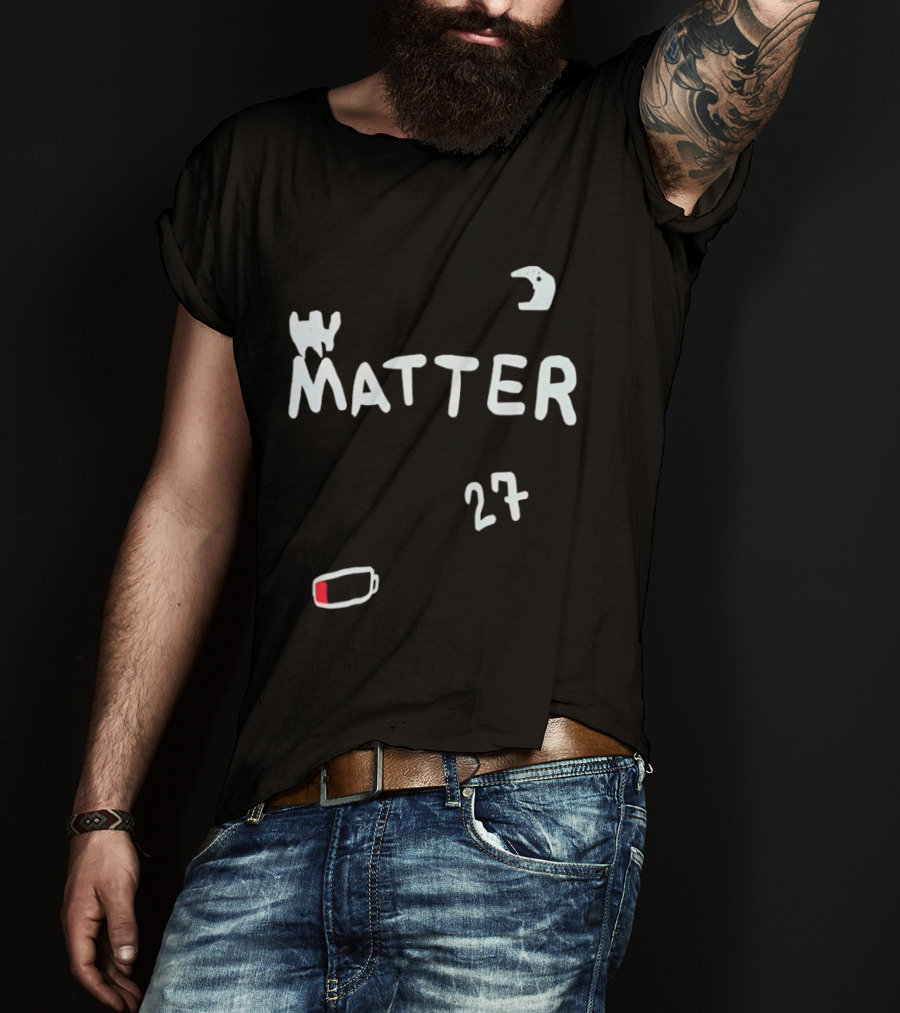 Matter Makers X Orm Kornnaphat Low Battery 27 Collaboration T-Shirt