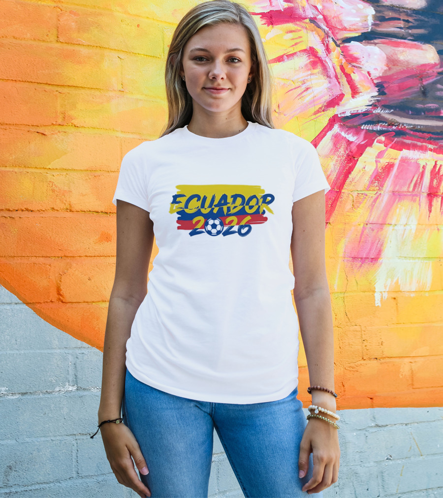 Ecuador 2026 Soccer Ball Ecuadorian National T-Shirt