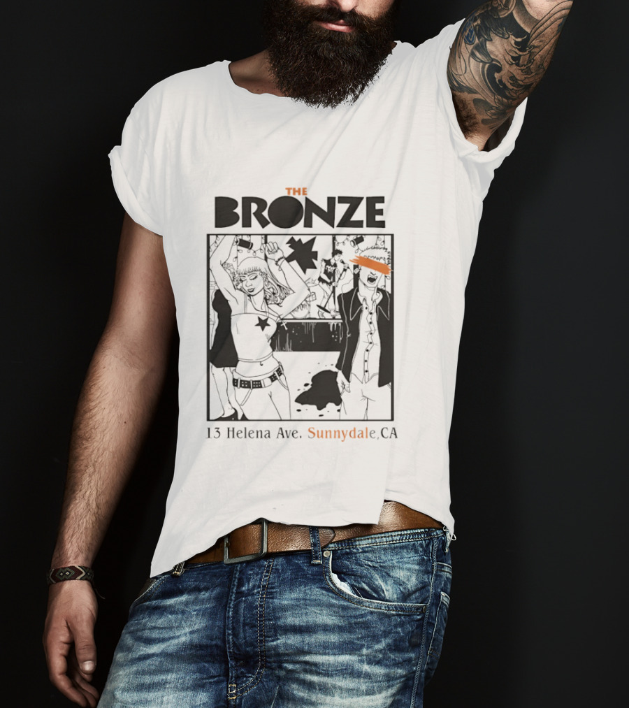 The Bronze 13 Helena Ave Sunnydale CA Party Scene T-Shirt