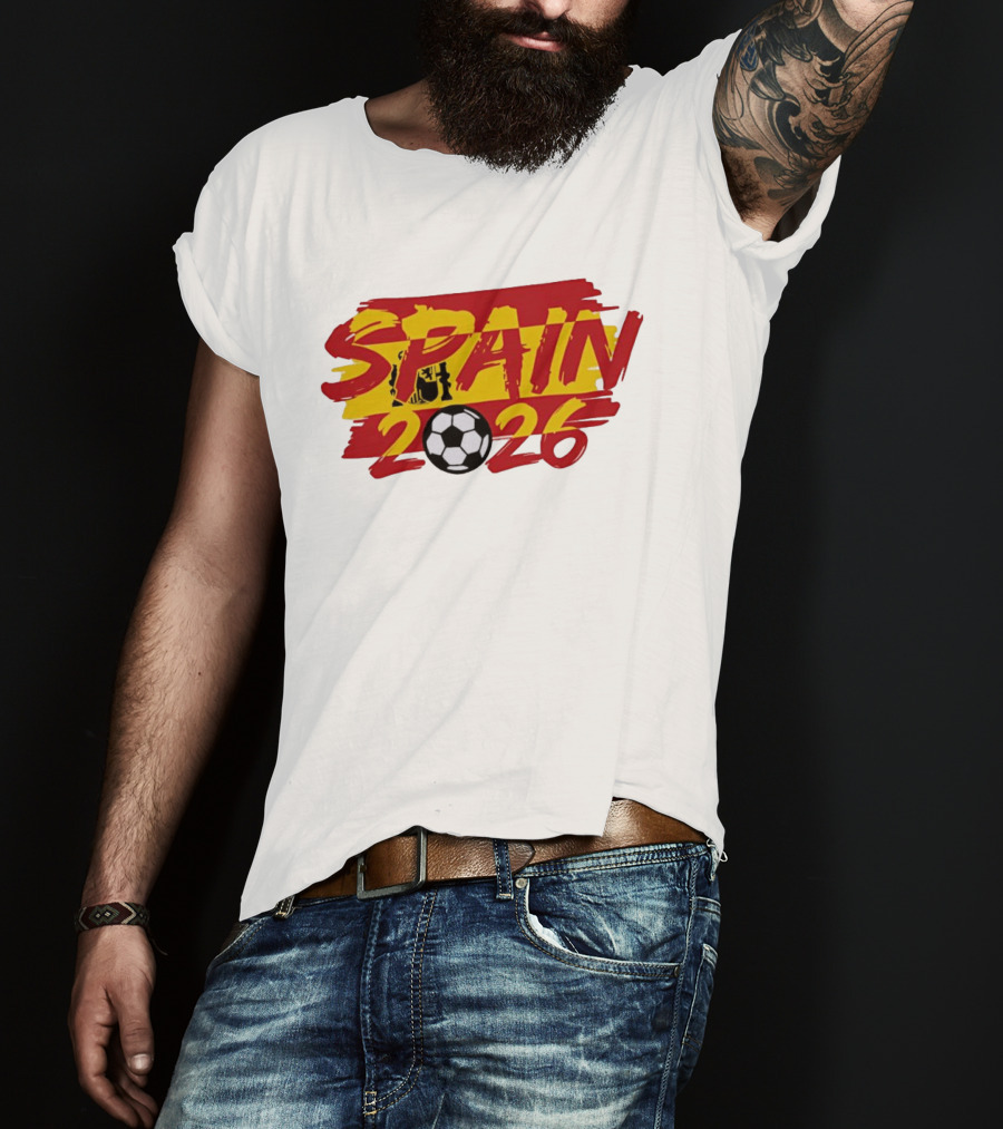 Spain 2026 World Cup Soccer Football Team T-Shirt