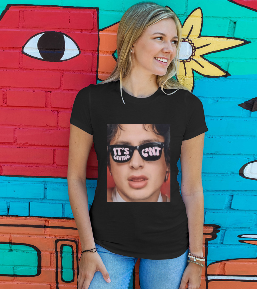 Hudson Williams It's Giving C*nt Sunglasses T-Shirt