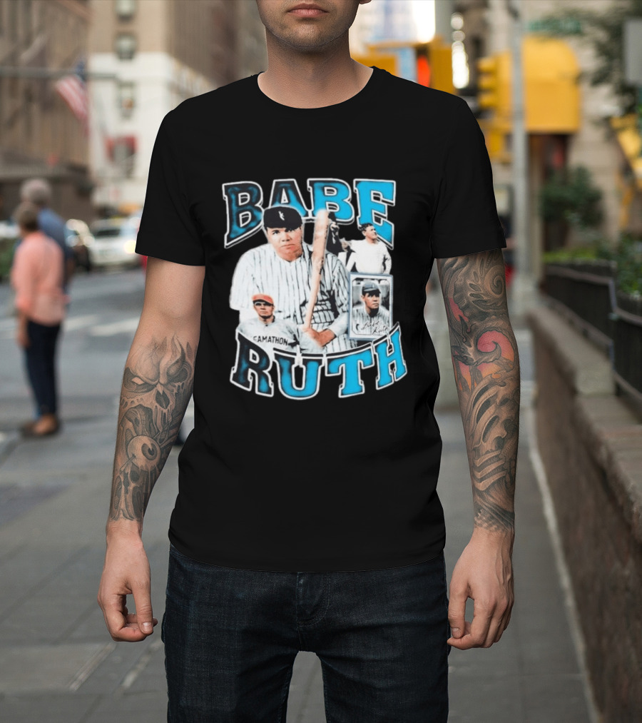 Babe Ruth New York Yankees Iconic Baseball Legend T-Shirt