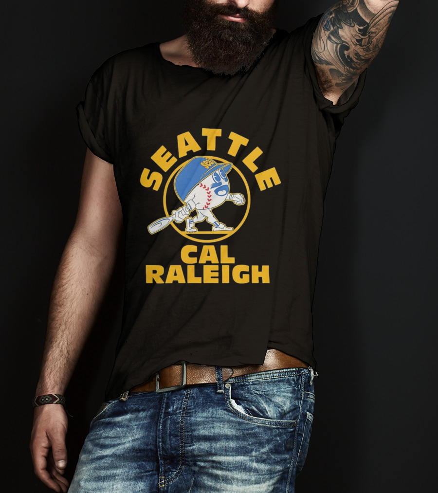 Seattle Mariners Cal Raleigh Baseball T-Shirt