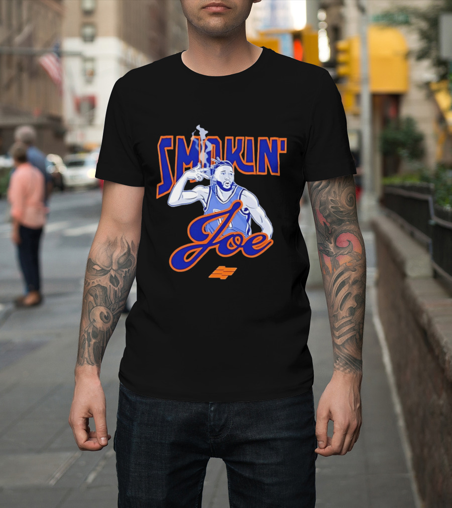 Smokin' Joe Basketball Iconic Athlete Smoke Gesture T-Shirt