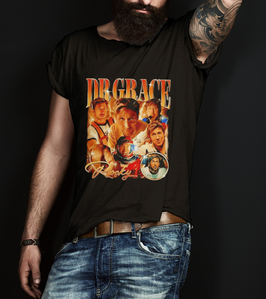 Dr Grace Rocky Ryan Gosling Space Adventure T-Shirt
