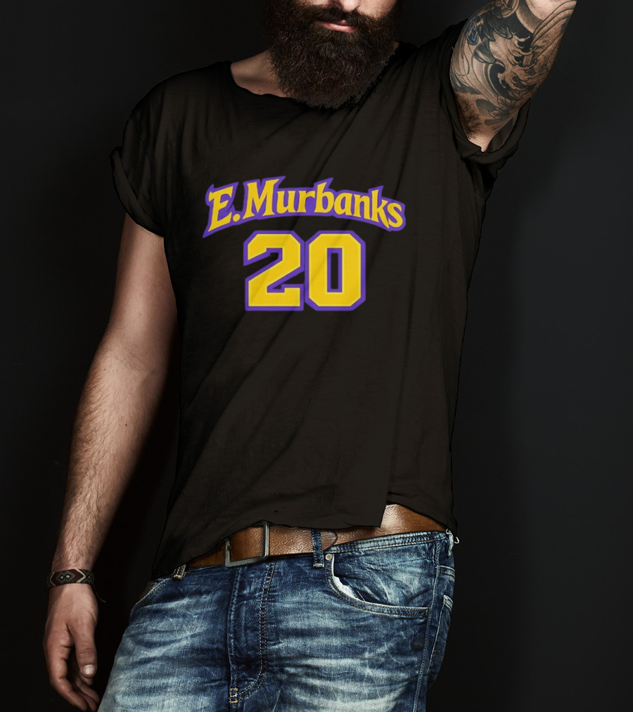 E Murbanks 20 Purple And Gold T-Shirt