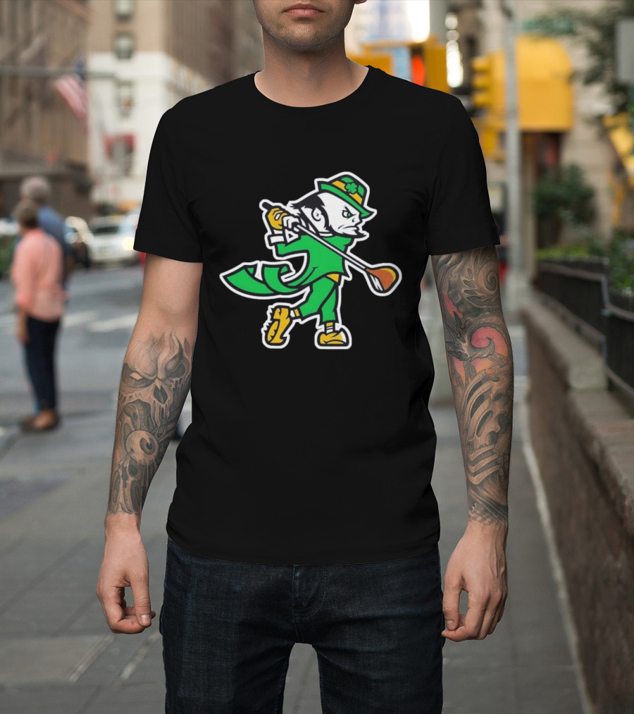 Notre Dame Fighting Irish Golf Leprechaun 2026 T-Shirt