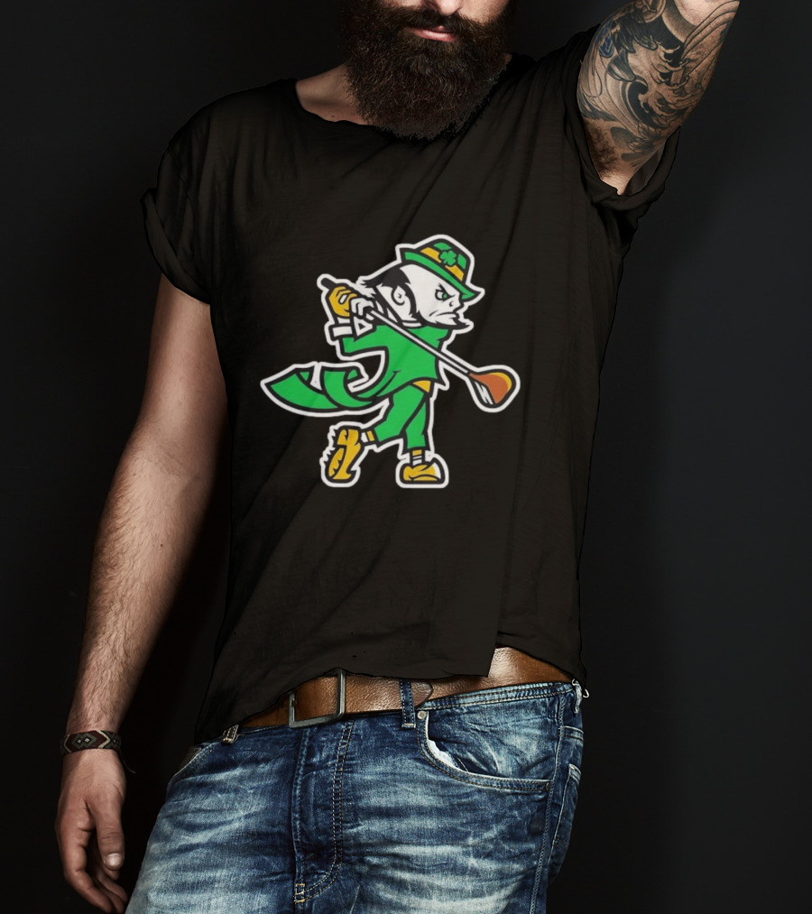 Notre Dame Fighting Irish Golf Leprechaun 2026 T-Shirt