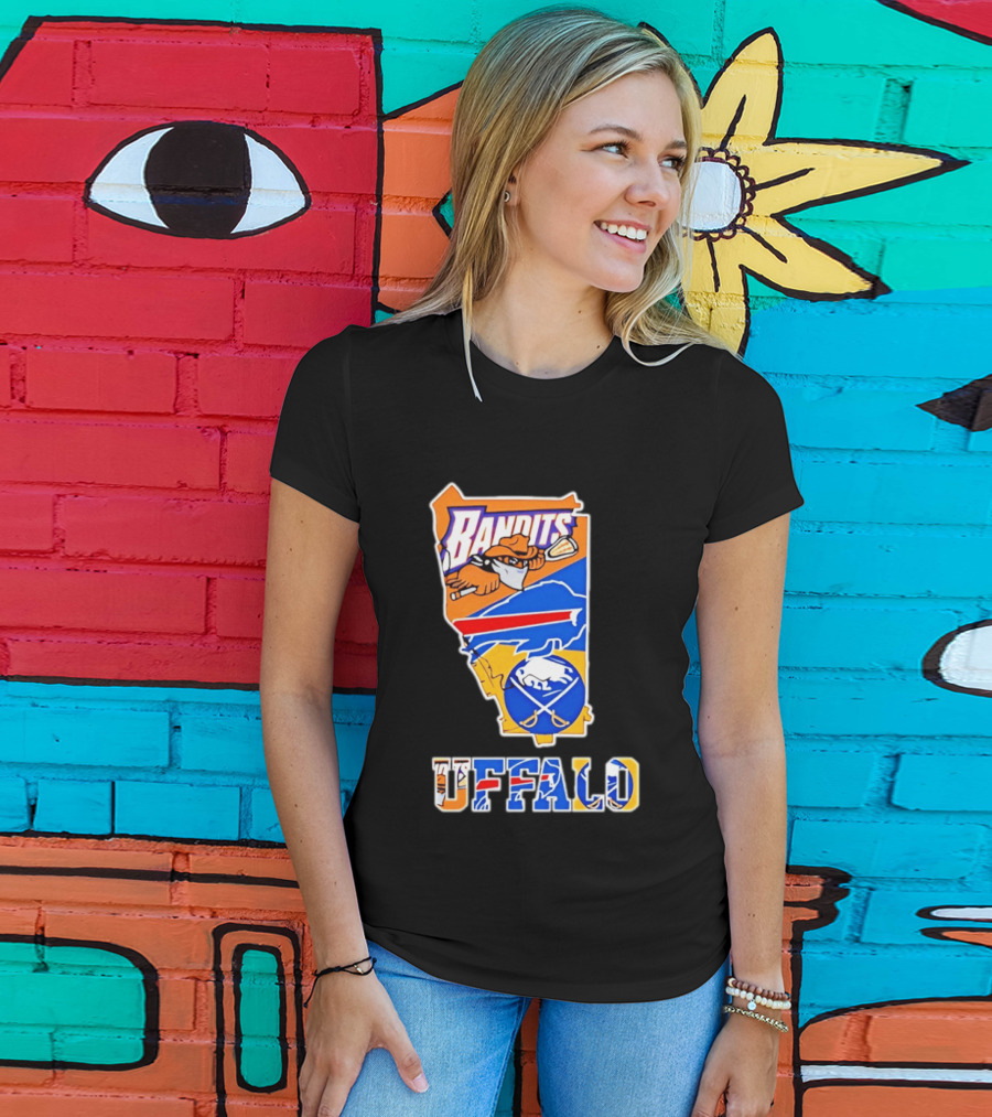 Buffalo Bandits Bills Sabres Sports Teams State T-Shirt